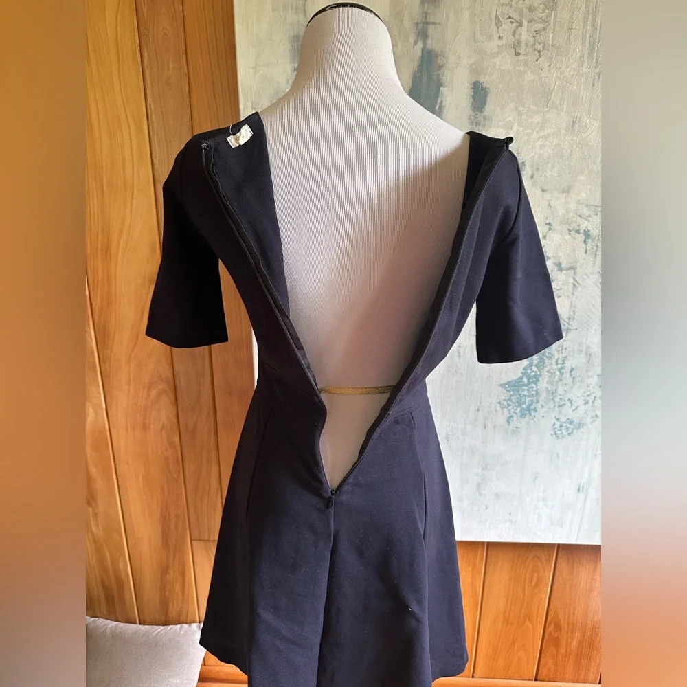 J. Crew Blue A-Line Mini Dress. Size 4.